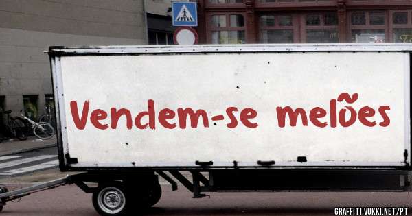 Vendem-se melões 