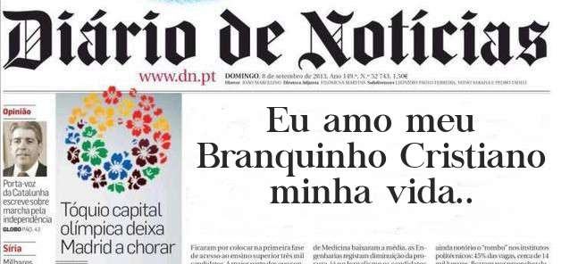 Eu amo meu Branquinho Cristiano minha vida..