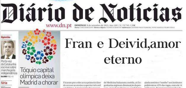 Fran e Deivid,amor eterno