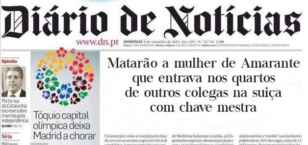 Matarão a mulher de Amarante que entrava nos quartos de outros colegas na suiça com chave mestra