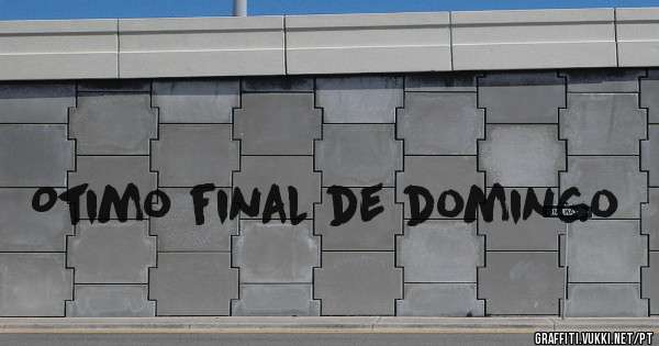 Otimo final de domingo

