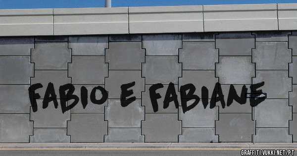 Fabio e Fabiane