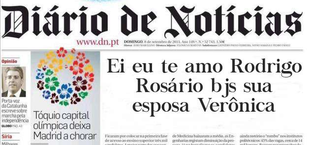 Ei eu te amo Rodrigo Rosário bjs sua esposa Verônica 