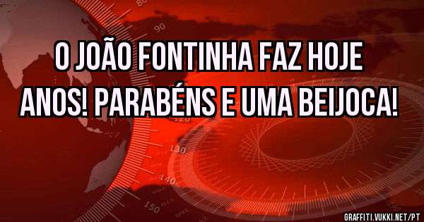 O João Fontinha faz hoje anos! Parabéns e uma Beijoca!