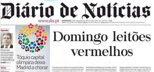 Domingo leitões vermelhos 