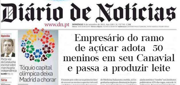 Empresário do ramo de açúcar adota  50 meninos em seu Canavial e passa a produzir leite