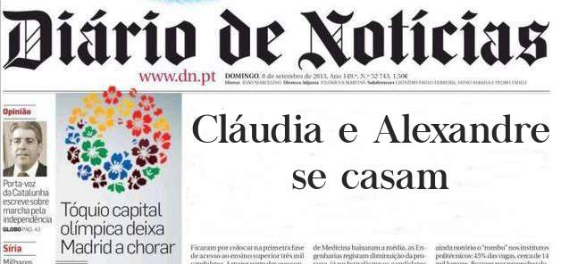 Cláudia e Alexandre se casam 