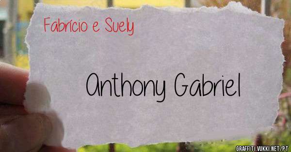 
Anthony Gabriel