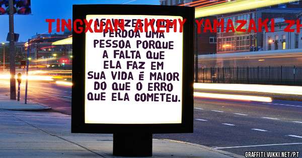 As vezes você perdoa uma pessoa porque a falta que ela faz em sua vida é maior do que o erro que ela cometeu.