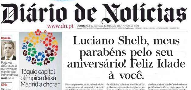 Luciano Shelb, meus parabéns pelo seu aniversário! Feliz Idade à você. 