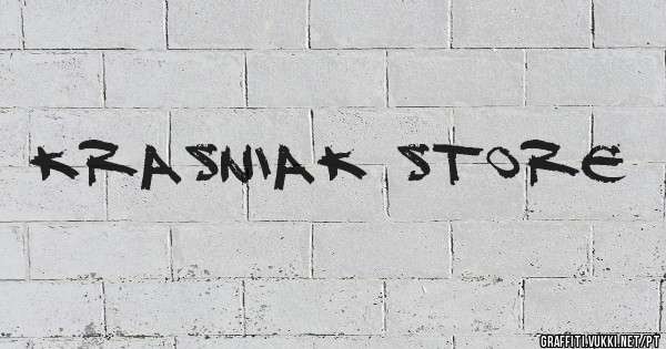 Krasniak store 
