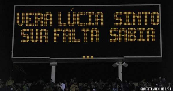 Vera Lúcia  sinto  sua falta  sabia  ...