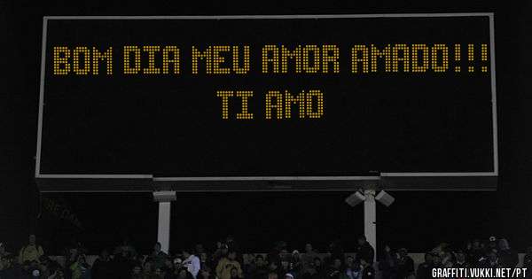 Bom dia meu Amor Amado!!! Ti Amo