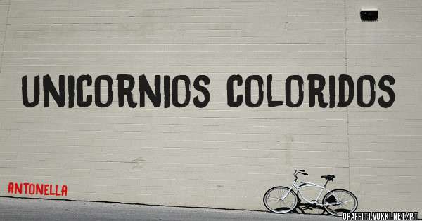 unicornios coloridos 