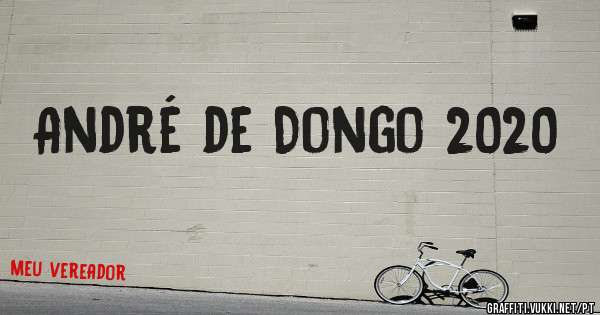 André de Dongo 2020 