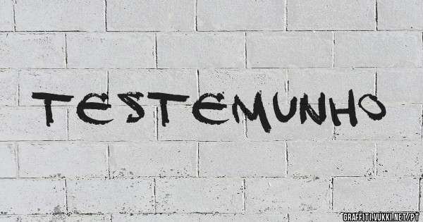 Testemunho
