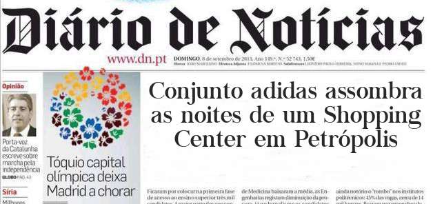 Conjunto adidas assombra as noites de um Shopping Center em Petrópolis