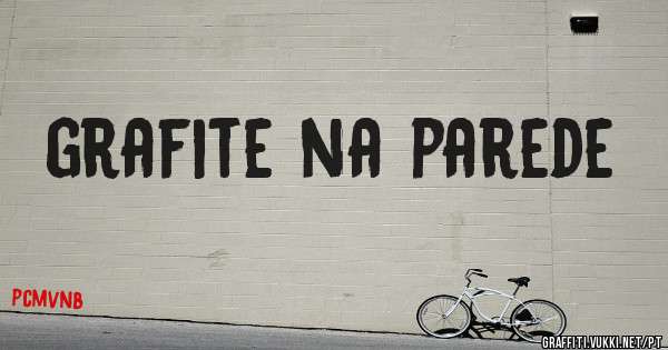 grafite na parede 