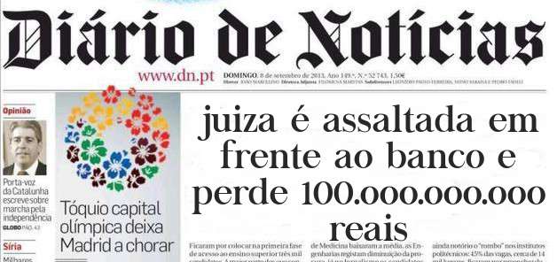 juiza é assaltada em frente ao banco e perde 100.ooo.ooo.ooo reais