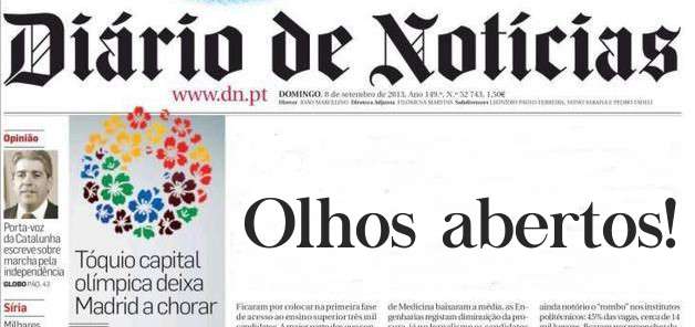 Olhos abertos!