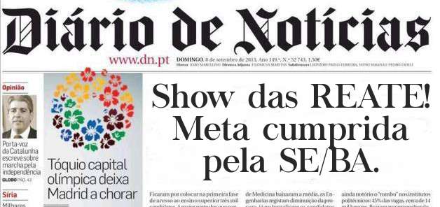 Show das REATE! Meta cumprida pela SE/BA.