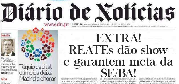 EXTRA!                REATEs dão show e garantem meta da SE/BA!