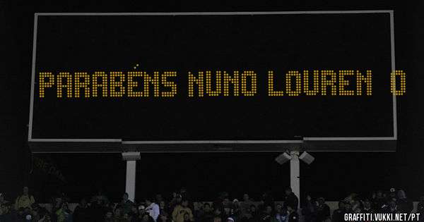 Parabéns Nuno Lourenço