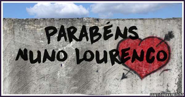    Parabéns 
Nuno Lourenco