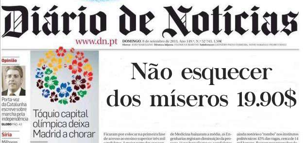 Não esquecer dos míseros 19.90$