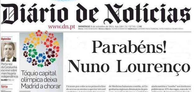 Parabéns!
Nuno Lourenço