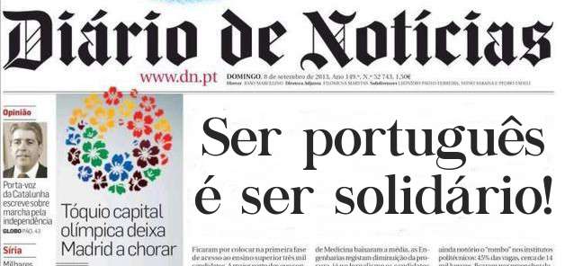 Ser português é ser solidário!