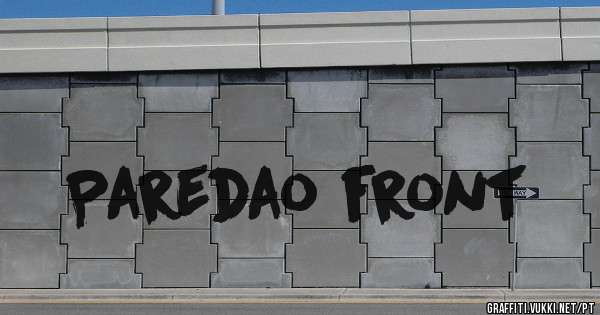 Paredao front

