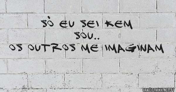 Sò EU sei kem sou..
Os outros me imaginam