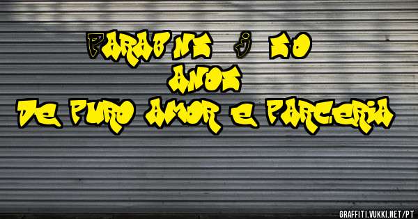 Parabéns!!! Já são 6 anos 
de puro amor e parceria 
