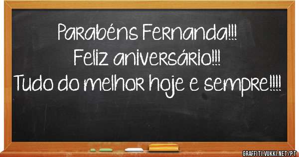 Parabéns Fernanda!!!

Feliz aniversário!!!

Tudo do melhor hoje e sempre!!!!