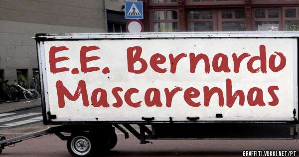 E.E. Bernardo Mascarenhas