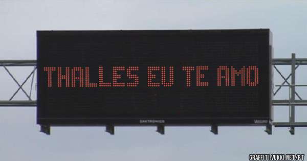 Thalles eu te amo