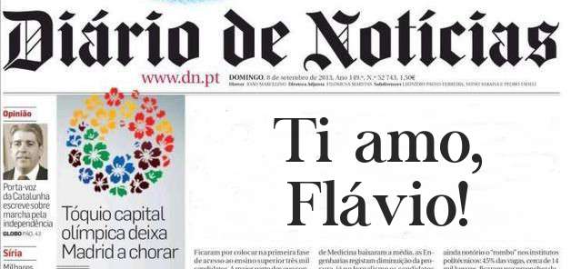 Ti amo,
Flávio!
