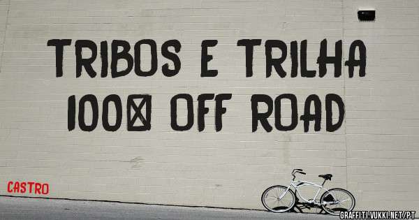 TRIBOS E TRILHA
100% OFF ROAD