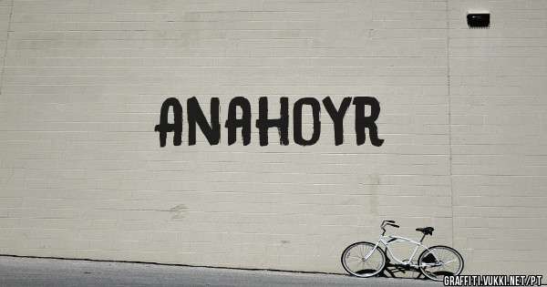 Anahoyr