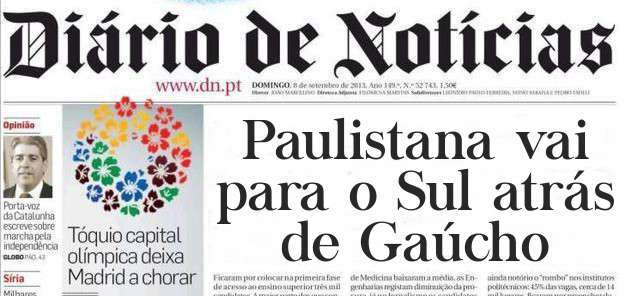 Paulistana vai para o Sul atrás de Gaúcho