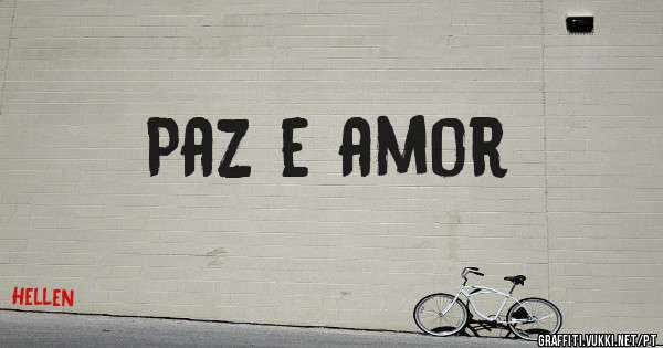 Paz e amor 