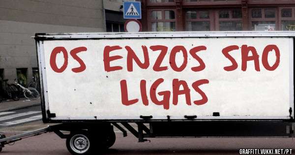 OS ENZOS SAO LIGAS
