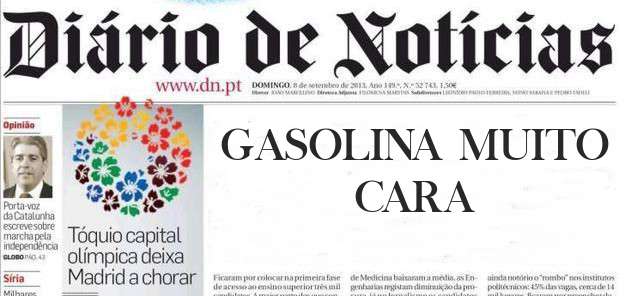 GASOLINA MUITO CARA