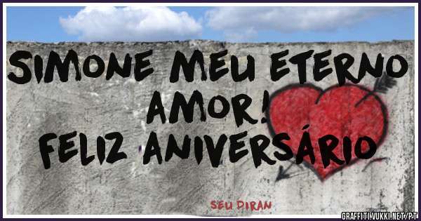 Simone meu eterno amor!
Feliz aniversário 