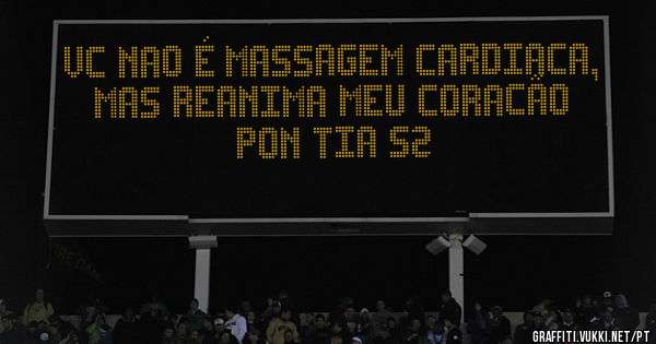 vc nao é massagem cardiaca, mas reanima meu coracão pon tia s2