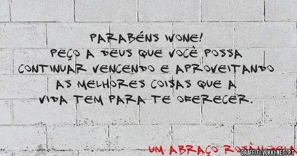 Parabéns Ivone!
Peço a Deus que você possa continuar vencendo e aproveitando as melhores coisas que a vida tem para te oferecer.