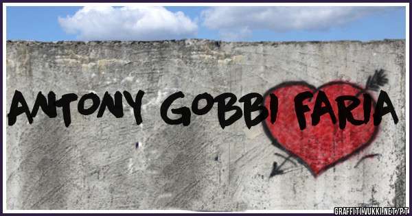 ANTONY GOBBI FARIA