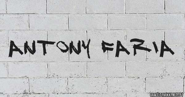 ANTONY FARIA