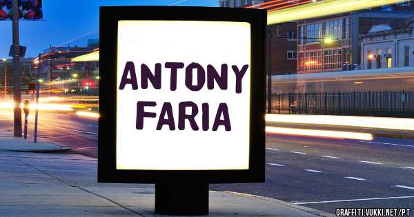 ANTONY FARIA